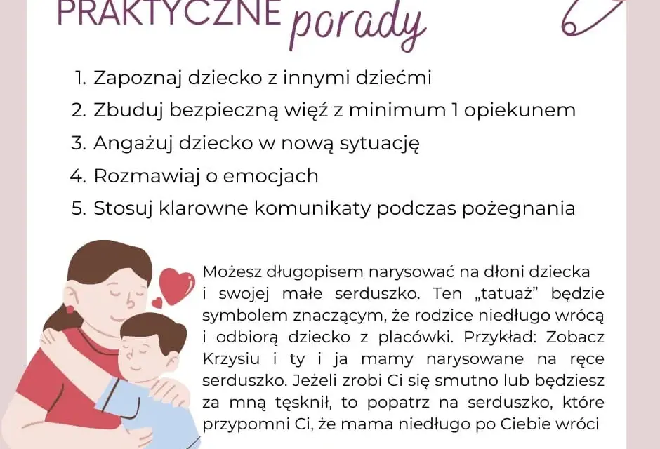 Adaptacja rocznego dziecka do żłobka: Praktyczny poradnik krok po kroku