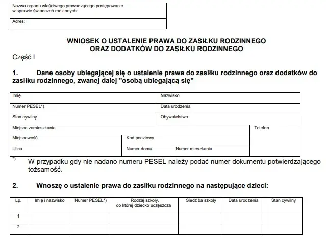 Zasiłek rodzinny 2025/26: Kluczowe terminy składania wniosków