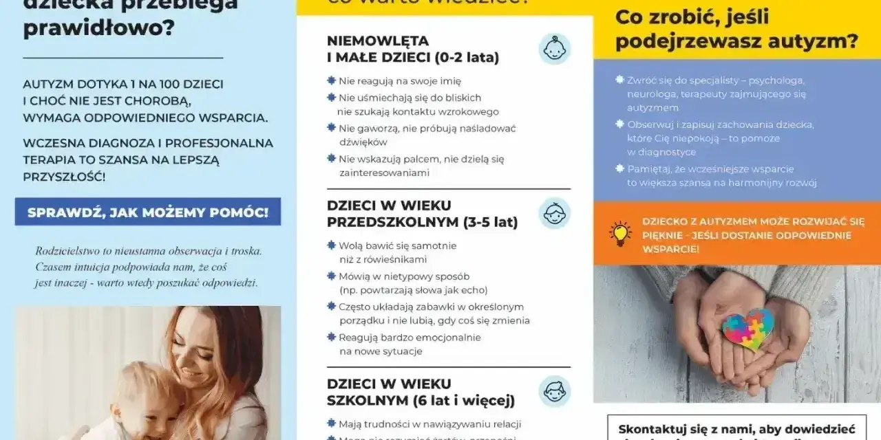 Wczesnodziecięcy autyzm: sygnały, co robić, gdy podejrzewasz. Dziecko z autyzmem może rozwijać się pięknie z odpowiednim wsparciem.