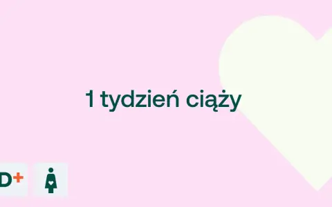 1 tydzień ciąży. Początek nowej drogi, choć objawy ciąży mogą być jeszcze subtelne. D+ ikona kobiety w ciąży.