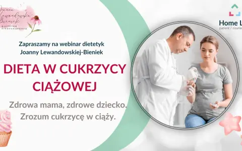 Webinar o diecie w cukrzycy ciążowej. Lekarz bada ciężarną, która zmaga się z cukrzycą w ciąży. Zdrowa mama, zdrowe dziecko.
