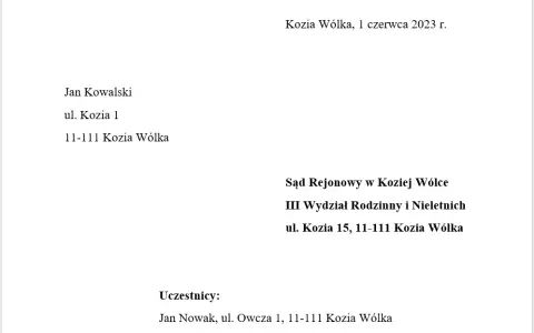 Jak napisać pismo do sądu rodzinnego? Praktyczny poradnik