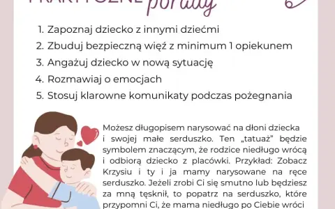 Adaptacja rocznego dziecka do żłobka: Praktyczny poradnik krok po kroku