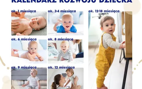 Niemowlę do kiedy? Zobacz rozwój dziecka od 1 miesiąca do 1,5 roku. Uśmiechy, raczkowanie, pierwsze kroki.