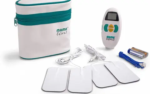 Zestaw Mama Tens do porodu: urządzenie, elektrody, baterie i etui. Pomoc w łagodzeniu bólu.
