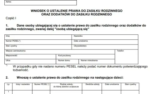 Zasiłek rodzinny 2025/26: Kluczowe terminy składania wniosków