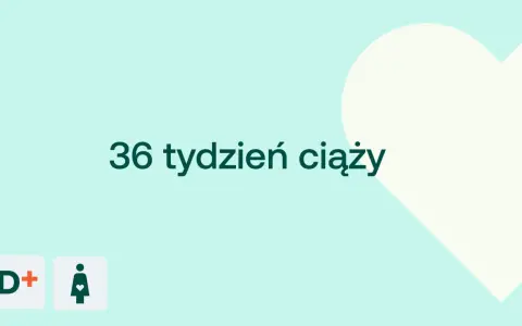 36 tydzień ciąży. Czas na ostatnie przygotowania do porodu. D+ ikona kobiety w ciąży.