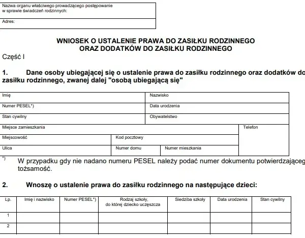 Zasiłek rodzinny 2025/26: Kluczowe terminy składania wniosków