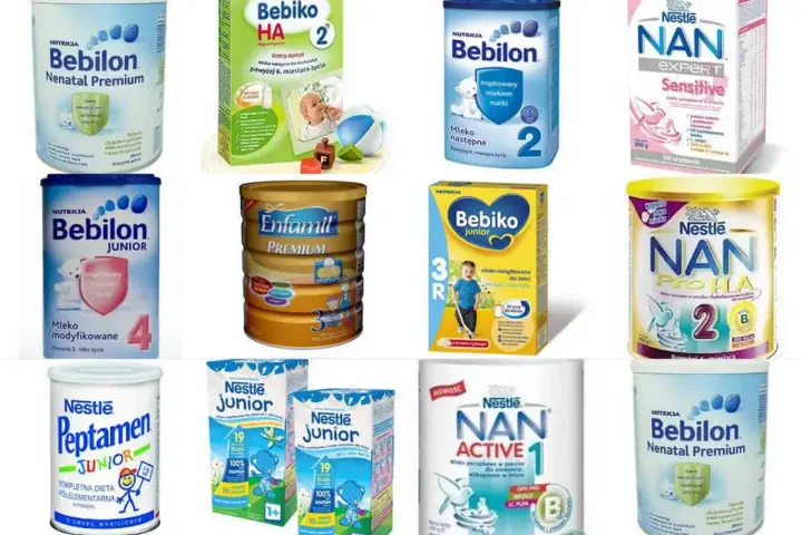 Wybór mleka początkowego: Bebilon, Bebiko, NAN, Enfamil – jakie mleko początkowe polecają pediatrzy? Różne rodzaje dla niemowląt i starszych dzieci.