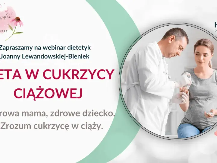 Webinar o diecie w cukrzycy ciążowej. Lekarz bada ciężarną, która zmaga się z cukrzycą w ciąży. Zdrowa mama, zdrowe dziecko.