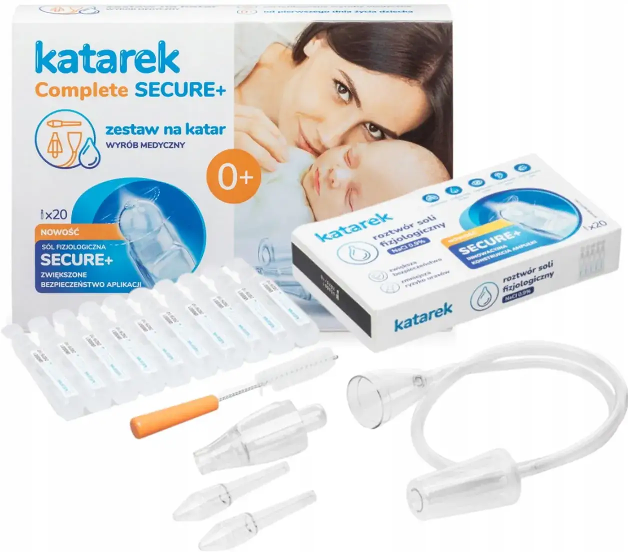 produkty na katar dla niemowląt aspirator sól fizjologiczna