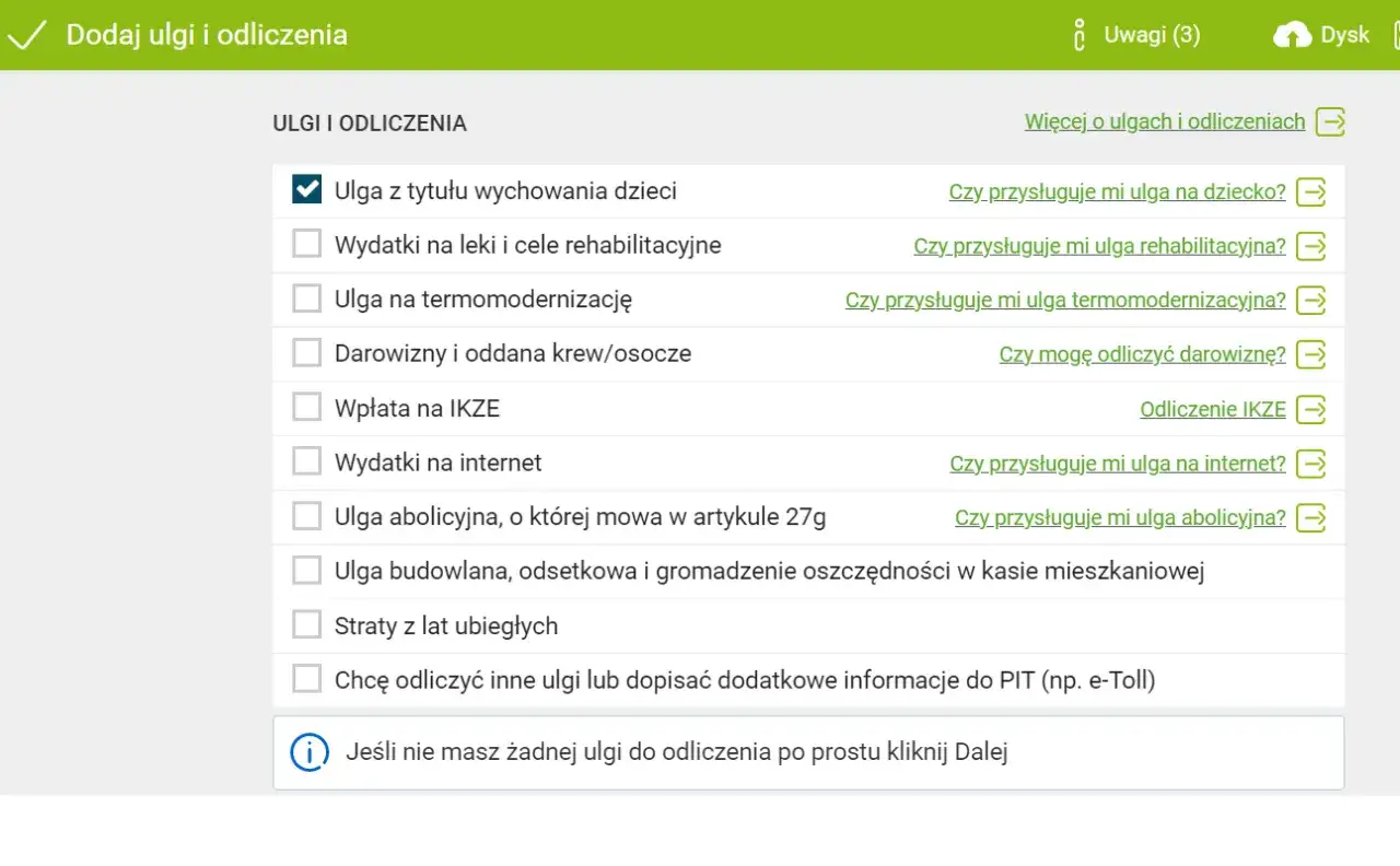 ulga na dziecko zasady kto może skorzystać